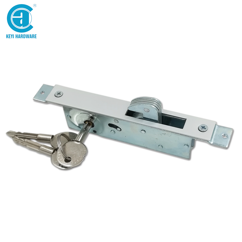 Commercial Frameless KFC Sliding Swing Glass Mortise Door Lock Body With Keys